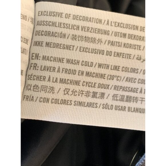 Rare VTG NWT Abercrombie & Fitch Canvas Work Jacket L Gray Zip Snap RJ10623 - Picture 4 of 12